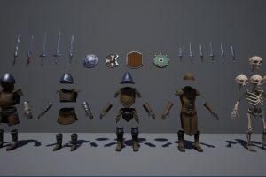 Unreal Engine Stylized Modular Skeletons (Bandits) UE7539