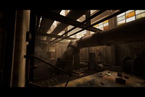 Unreal Engine – Abandoned Industrial Stairwell UE7292
