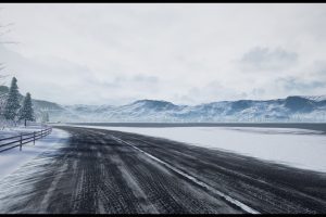 Unreal Engine “Racing Track” Winter Landscape UE7657