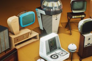 Unreal Engine Retro Mid Century Mod Props VOL.4 UE7664
