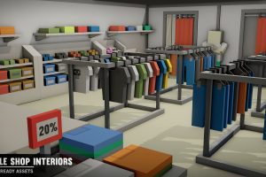 Unreal Engine Simple Shop Interiors UE7677