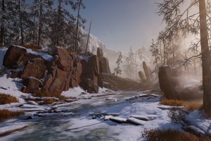 Unreal Engine Snow Forest UE7679