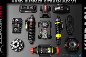 Kitbash Hard-Surface Mix V1 C5840