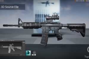 Unreal Engine – Weapon Pro M4A1 UE7756