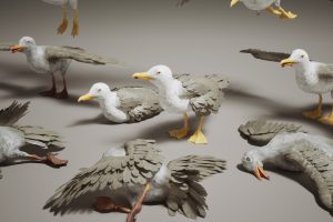 Unreal Engine – Critters VOL 2 Crows Seagulls Nanite and Low Poly wParticle UE7797