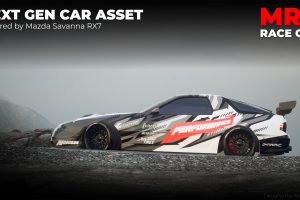 Unreal Engine – RACE CAR MZDRX7 DRIVABLE UE7967
