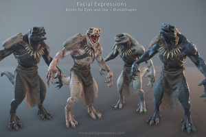 Unreal Engine – Lizard Men UE7947