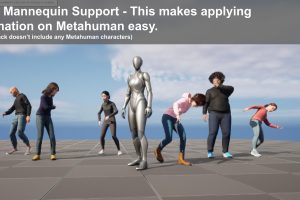 Unreal Engine – Hit Reaction Animation Pack UE4UE5 Mannequin UE7891
