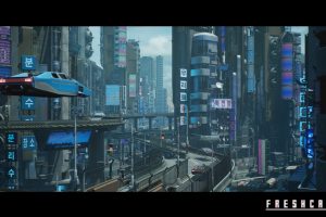Unreal Engine – Dystopian City Environment UE7877