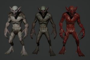 Unreal Engine – Vampire Creature UE8051