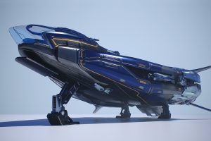 Unreal Engine Stellar Phoenix Shuttle – Spaceship With Controller UE8326