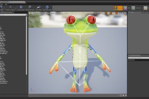 Unreal Engine Toon Humanoid Frog UE8333