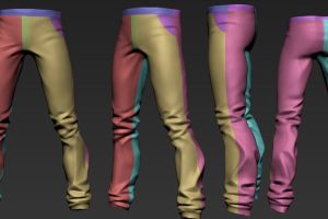 stylized Pant 2 basemesh C5933