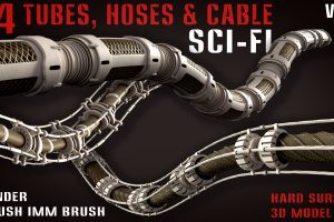 54 Sci-Fi Tubes, Hoses & Cables – vol1 C5938