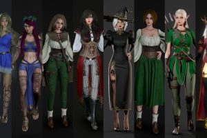 Unreal Engine – Fantasy Girls Pack UE8733