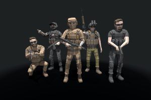Unreal Engine – Low Poly Soldiers UE8764