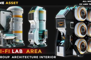 5 SCI-FI INTERIOR LAB AREA VOL 01 C5926