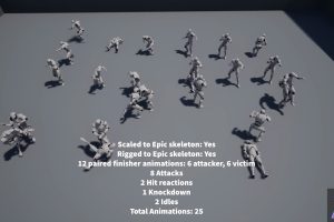 Unreal Engine Hand to hand finishers Volume 1 UE8249