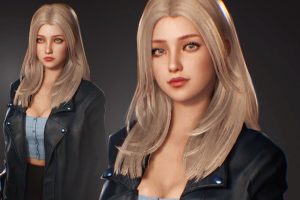 Unreal Engine F2 Modern Girl Ashley UE8274