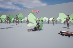 Unreal Engine Fairy Animations UE8275