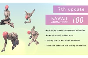 Unreal Engine KAWAII ANIMATIONS 100 UE8280