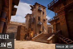 Unreal Engine Modular Desert Town – Desert City – Desert Village UE8288