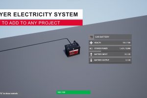 Unreal Engine Player Electricity System UE8303