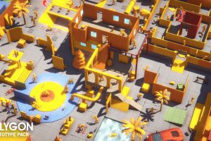 Unreal Engine POLYGON – Prototype Pack – Kitbash with greybox models and primitives UE8306