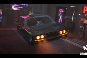 Unreal Engine – Driveable  Animated Cyberpunk  Futuristic Vehicles Set UE8232