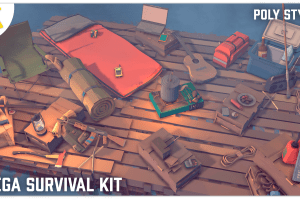 Unreal Engine – POLY – Mega Survival Kit UE8590