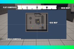 Unreal Engine – Compassy Mini Big Maps Compass Navigation System UE8067