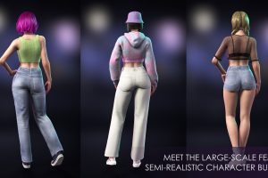 Unreal Engine – Casual Wear Girls Pack 1 UE8349