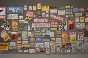 Unreal Engine – Signage VOL 1 Town and City Nanite and Low Poly UE8379