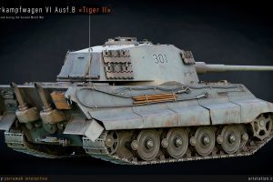 Unreal Engine – WW2 Tank Tiger 2 Advanced Tank Blueprint UE8385