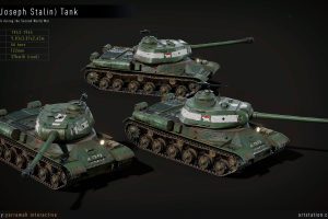 Unreal Engine – WW2 Tank IS 2 Advanced Tank Blueprint UE8386