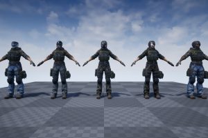 Unreal Engine – Customized Soldier Woman UE8522