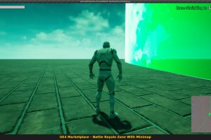Unreal Engine – Battle Royale Zone With Minimap UE8626