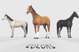 Unreal Engine – Modular Classic Horse UE8660