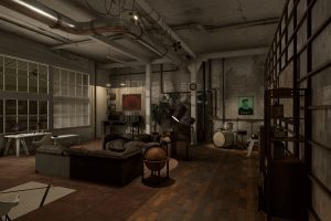Unreal Engine – Laboratory Interior Studio in Loft Style UE8869