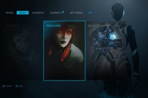 Unreal Engine – Pro Main Menu V3 Blue Edition UE8139