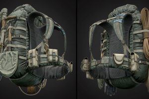 Unreal Engine – Bags Backpack Survival Kit UE8152