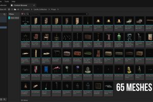 Unreal Engine – Medieval Castle Kit Medieval Castle Props Castle Castles Medieval Props UE8173