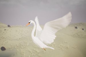 Unreal Engine – Low Poly Bird Swan UE8365