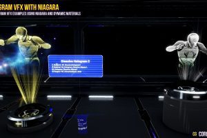 Unreal Engine – HOLOGRAM VFX With Niagara 2 UE8457
