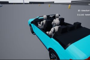 Unreal Engine – Multi Seated Vehicles Multiplayer Ready UE8762