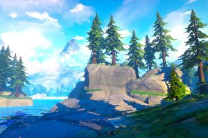 Unreal Engine – Stylized Mountain Environment Open World Stylized Environment UE8881
