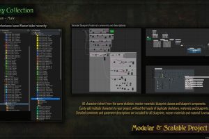 Unreal Engine – Corpse Bandit Draugr Undead Zombie Monster Set UE8428