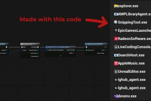 Unreal Engine .exe Extension & Process Management UE8273