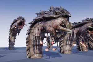 Unreal Engine – SCI FI QUICK SAND WORM UE9014