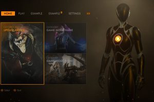 Unreal Engine – Pro Main Menu V3 UE9071